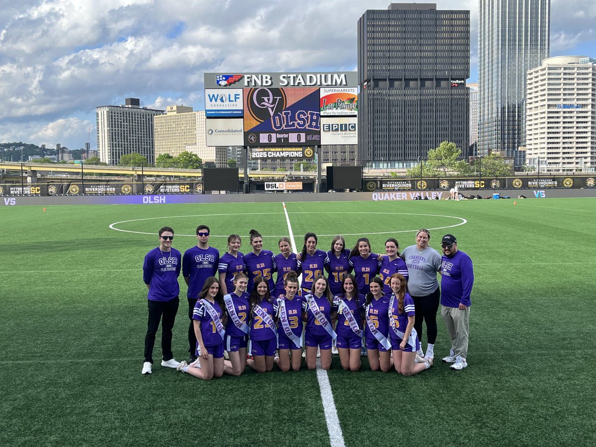 OLSHFOOTBALLHS's tweet photo. What a great night celebrating this great group of girls and whole team! https://t.co/Acy4OpKZAC