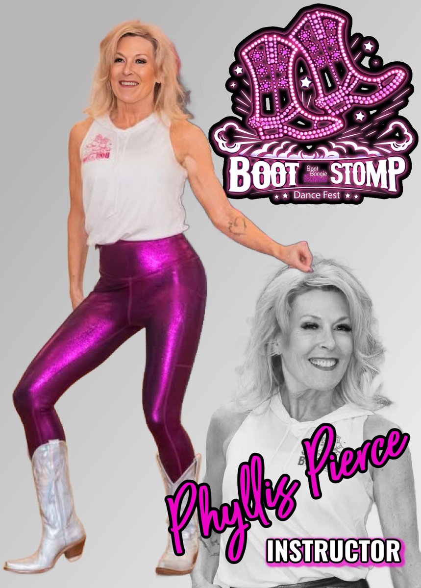 BootBoogieBabes's tweet photo. Learn to Line Dance at #BootStomp with Phyllis Pierce ⭐️ Tix on Sale MAY 15th ⭐️ Save the Date September 11th - 12th ⭐️ SeaTac, WA

https://t.co/gN1TsZUNVn https://t.co/NXigJoG5TQ