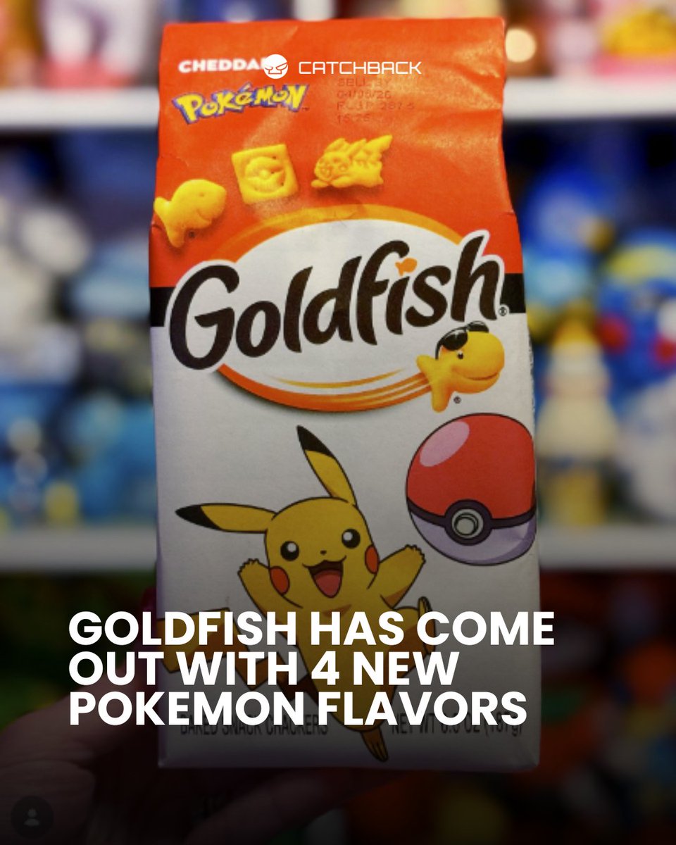 catchback_cards's tweet photo. Snack time just leveled up.
Goldfish just rolled out 4 new flavors, giving the classic crackers a fresh new twist that fans didn’t see coming. Which one are you trying first? #Goldfish #SnackNews #NewFlavors #FoodFinds https://t.co/2W1qGMP9Tk