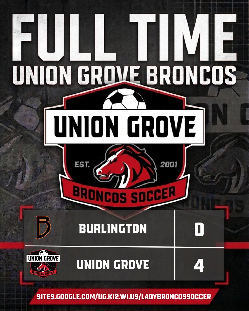 Union Grove Broncos Soccer tweet media