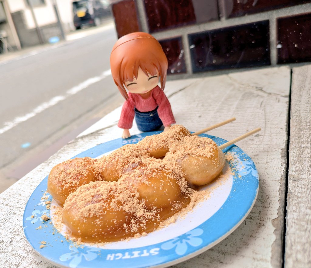 味の店たかはしさんでみつだんご〜(⁠*⁠´⁠ω⁠｀⁠*⁠)🍡✨ #味の店たかはし