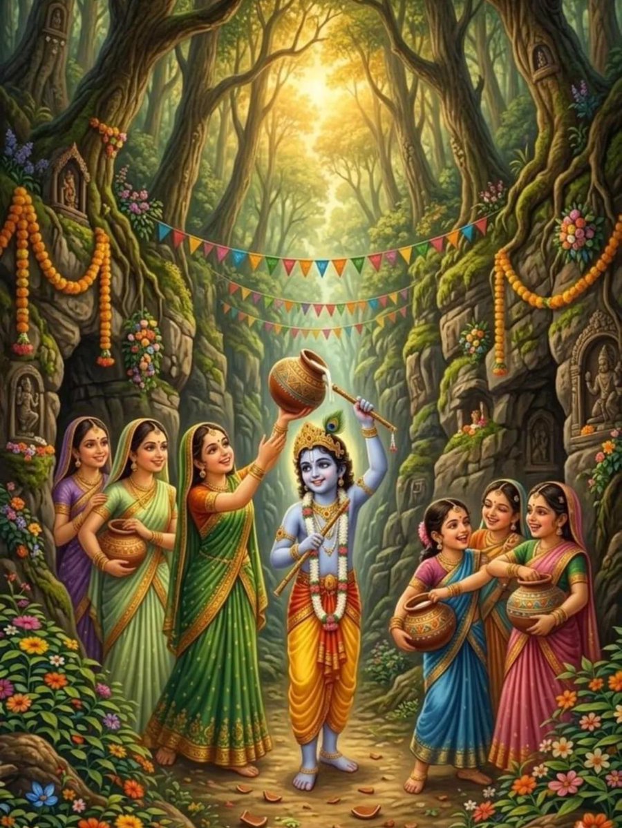 SUNILSH71029715's tweet image. प्रेम स्वरूपिणि अति सुकुमारी । श्याम प्रिया वृषभानु दुलारी ॥ #radheradhe #krishna #fb #facebookpost #reels नवल किशोरी अति छवि धामा । द्युति लघु लगै कोटि रति कामा ॥