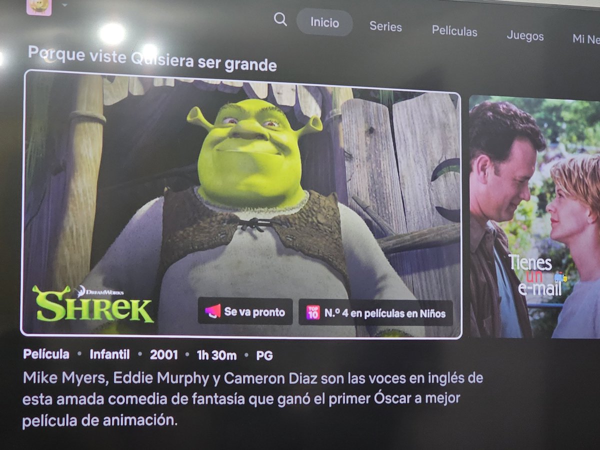 kasolor's tweet photo. Oye @NetflixLAT 
¿Por qué vas a quitar Shrek? ¡¡¡esta en el top 10 siempre!!! ¿No entiendes que es de tus mejores títulos? https://t.co/zxB0oi0ci0