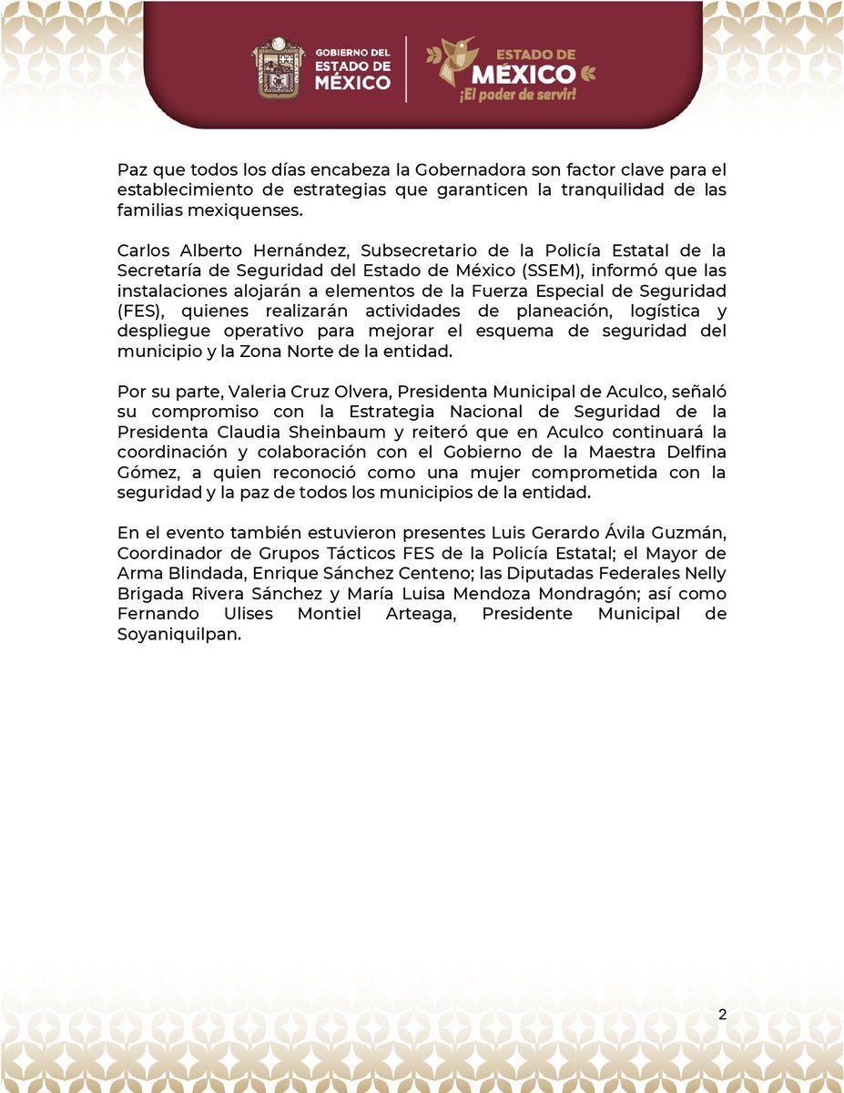 Secretaría General de Gobierno tweet media