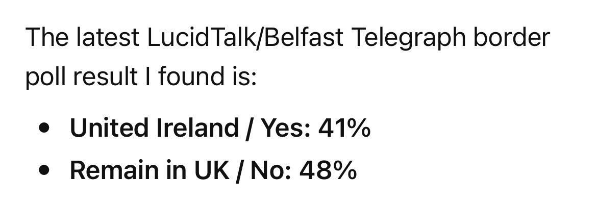 CavanUlster's tweet photo. @Graham_G_ @UselessSpy @Cannon513 Okay. I’ll make it easier for you. You don’t seem to know whether to use votes or polling number so I’ll use polling. 
80% Turnout 1096k Remove Don’t Knows.
UI 46% 504900
UK 54% 591100
Gap 86200
If half of this gap changes 43101
Then 
UI 548001
UK 547999
UI win
A 3.9% swing. https://t.co/ipntyD4L57
