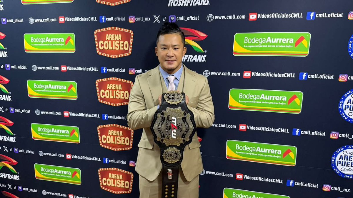 LaTijeraLucha's tweet image. #Kushida: Reconoce a #Templario como un luchador completo y que ante su gente en la #ArenaMexico será aún más difícil, pero desea quedarse con el campeonato mundial de peso medio de #MLW en su poder 🔥
#latijeraluchalibre