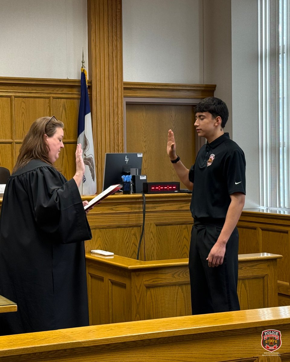 ISUPD's tweet image. Please join us in welcoming Officer Ari Herrera to the Iowa State University Police Department. Officer Herrera will be attending the Iowa Law Enforcement Academy next before completing his field training program with our agency.