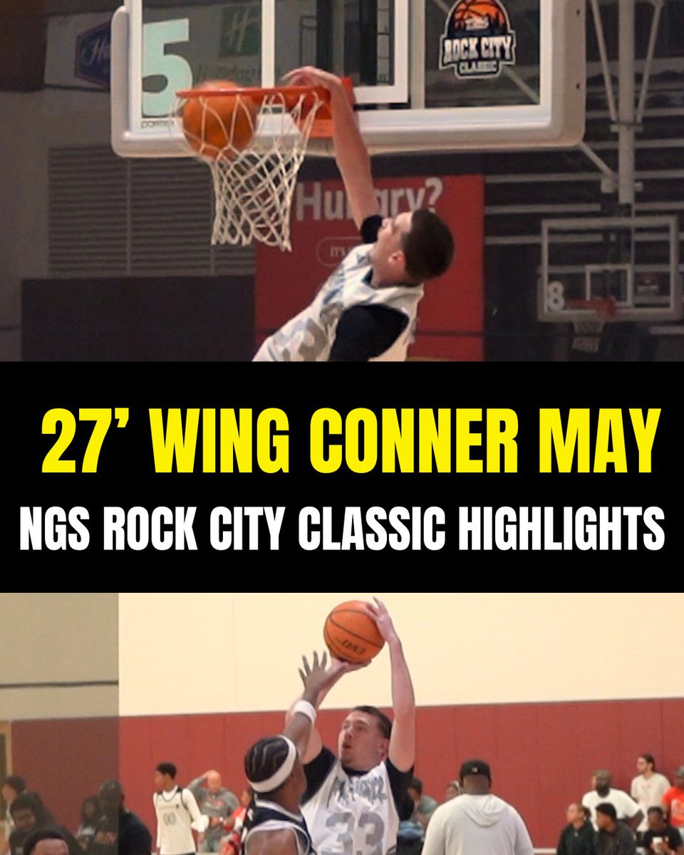 Hoopfarm's tweet photo. 6’5 Wing @ConnorMay2027 Highlights from @NGSHoops Rock City Classic https://t.co/HCYB4tLqYM