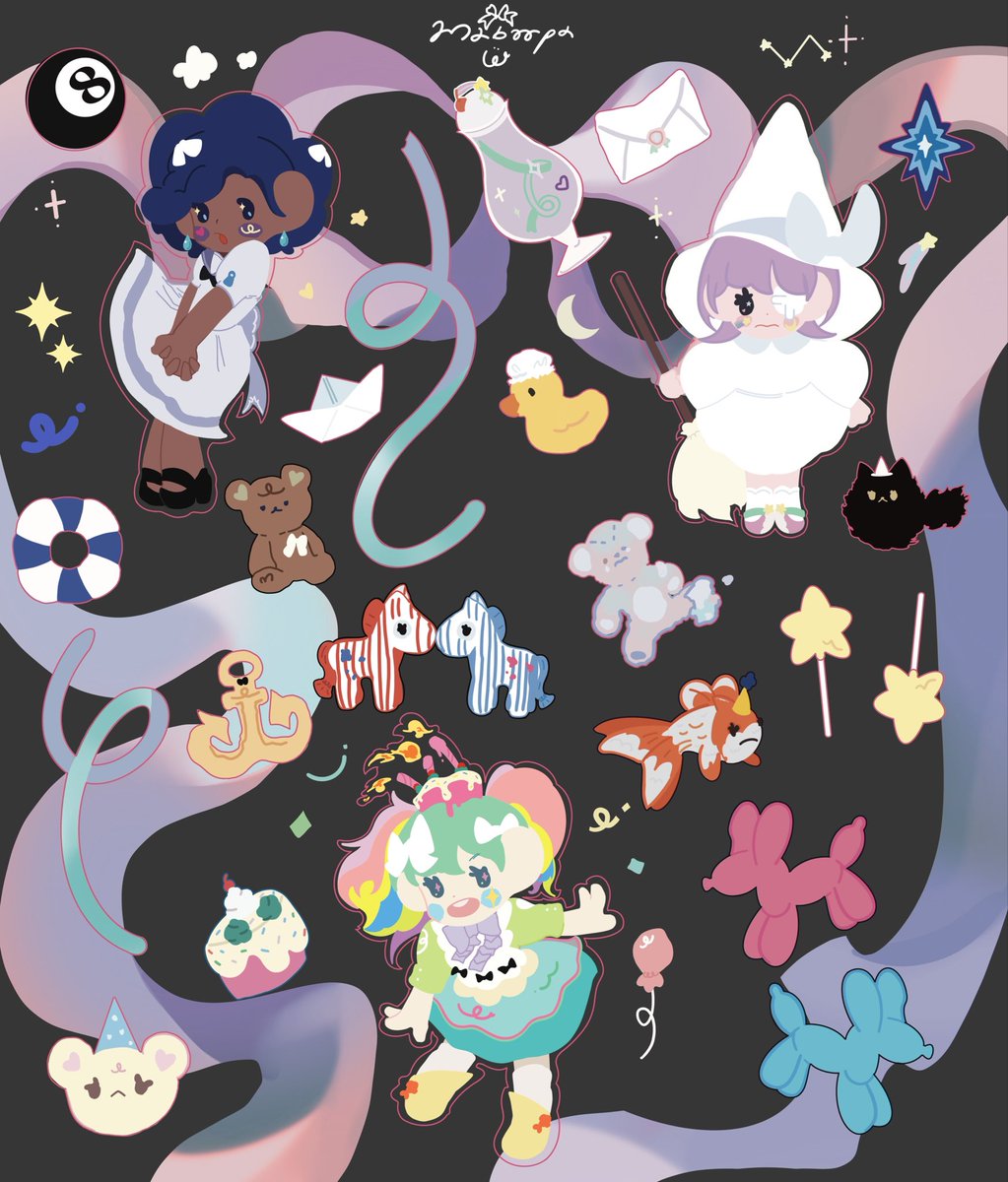 maboopa's tweet photo. 🍰 MAGIC, ROMANTIC AND HORRIBLE BIRTHDAY ￼🥩

#MABOOPA #ILLUST https://t.co/jbNbWj6Egd
