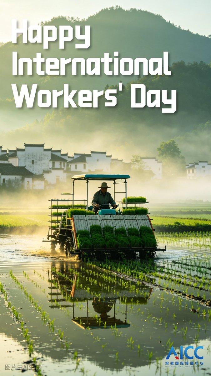 MarvelousAnhui's tweet image. Behind every beautiful moment
there’s someone working quietly
Today, we celebrate them
Happy International Workers' Day
#InternationalWorkersDay #MayDay #holidays #hianhui #huitravel #huiculture #huitaste #AnhuiTravel #AnhuiVoice #AnhuiStory #ChinaTravel #ChineseCulture