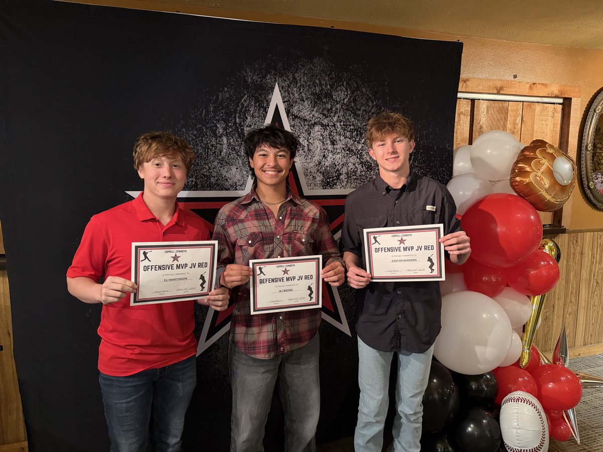 EastonWiseman's tweet photo. Finished up my Sophomore season with @CHS_CowboysBB . I was Co-Offensive MVP with my @ImpactBsblClub teammate @EliMartinson_ . Great job @AJ_Wood_dtx on defensive MVP! Excited for summer baseball! @coachpadalecki 

PA:80
Avg:.333
OBP:437
H:22
R:28
SB:11
CS:0
RBI:10 https://t.co/wV8euMpm2N