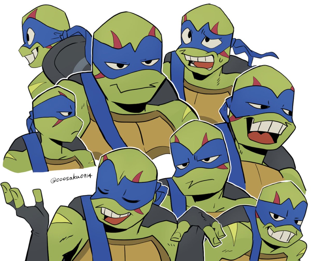 coosaku0914's tweet image. レオ〜
#rottmnt  #tmnt