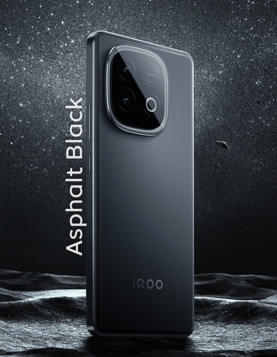 TechSAM009's tweet photo. #iQOONeo10 ‘NEO’ avatar 🖤- Asphalt Black🖤! 
📌 Launching On April 30th 😍🤘#PowerToWin🎮💪!
#iQOO https://t.co/rBz0ekSiuN