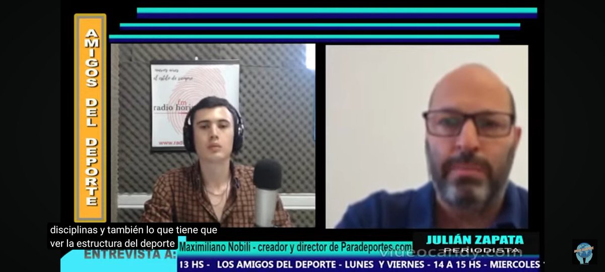 #LosAmigosdelDeporte 🎙️📻 // ¡¡¡AHORA!!!. ESTRENO EN EL CANAL DE YOUTUBE DE <a href="/radio_losamigos/">Los Amigos del Deporte</a> CON LA ENTREVISTA A #MaximilianoNobili , CREADOR Y DIRECTOR DE <a href="/ParaDeportesOK/">ParaDeportes</a> Y PRESIDENTE DE LA FUNDACIÓN <a href="/ParaDeportesOK/">ParaDeportes</a> 👤👤👤👤👤