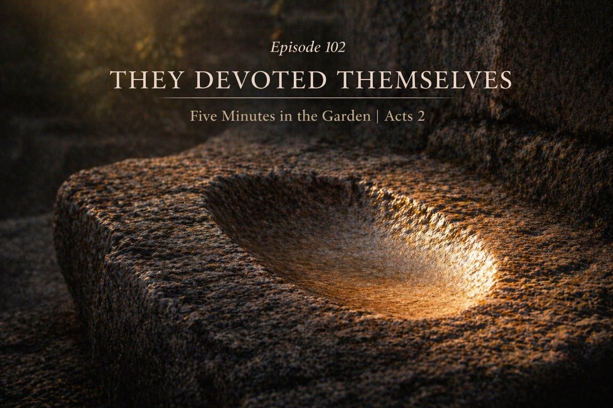 demetrios1975's tweet image. "Give me the desire to remain rooted in what is good and true". Close your Wednesday with the prayer from Episode 102. Let your life be formed by Him, one rhythm at a time.

Watch on YouTube: youtu.be/YQG8_ncnMFA 🎥

#HeIsRisen #Acts2 #DailyBread #Faithfulness #SpiritFilled