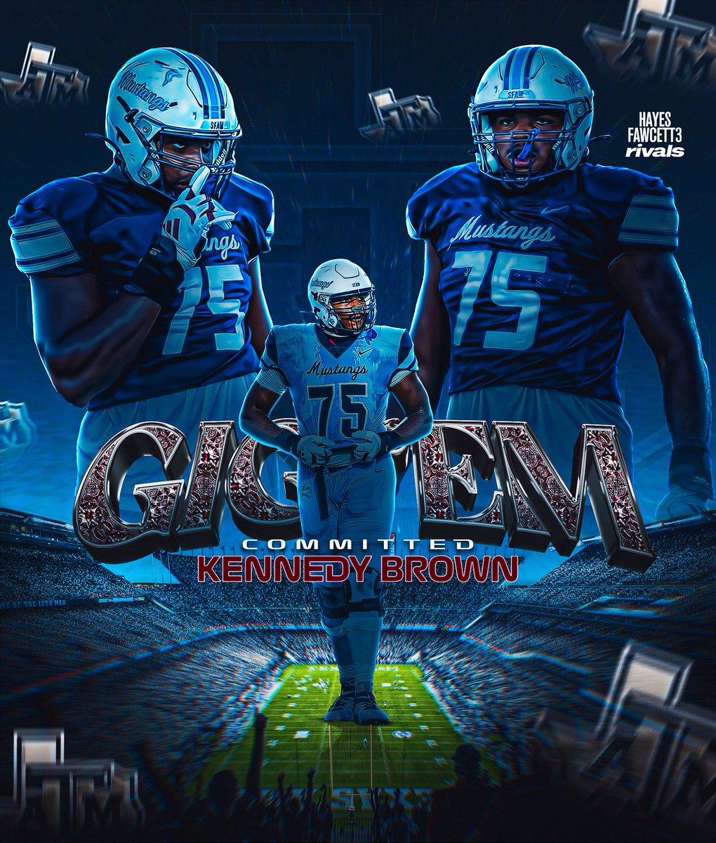 TFloss32's tweet image. '27 OL Kennedy Brown (@Kennedybrown75) from Kingwood High commits to Texas A&amp;amp;M. #GigEm👍

247sports.com/player/kennedy…
hudl.com/profile/202448…

𝕏 @KHSMustangFBall