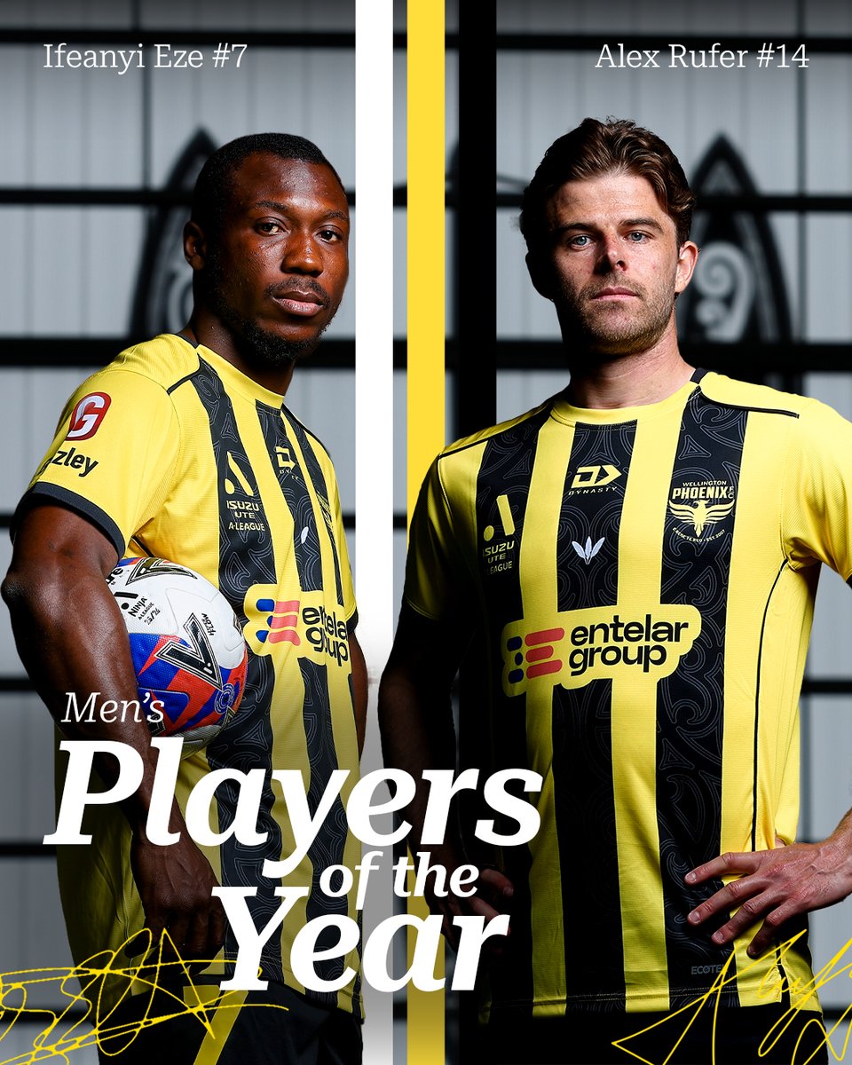 WgtnPhoenixFC's tweet photo. Too hard to split, Ifeanyi Eze and Alex Rufer were both named Men's Players of the Year. https://t.co/wwJ7emWIpZ