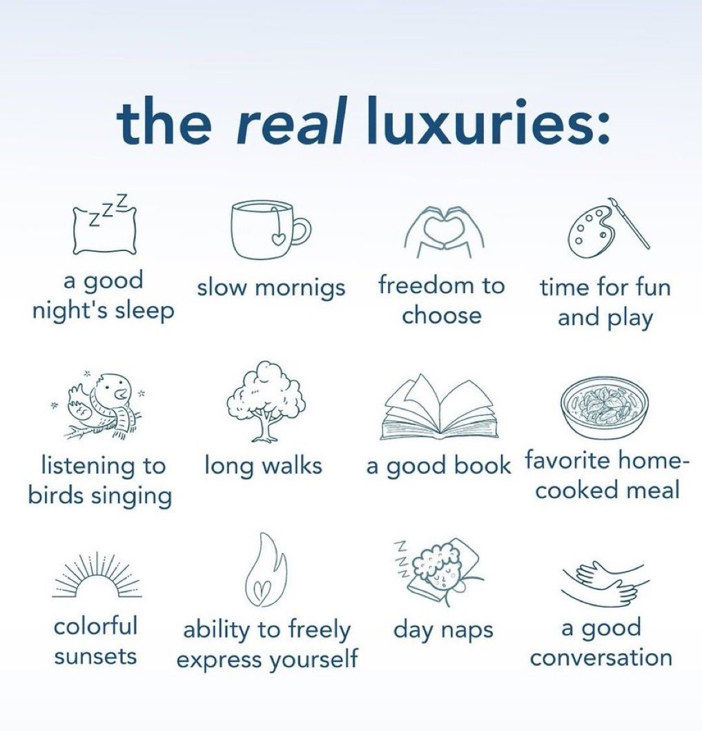 pargaien's tweet image. Out of all the real luxuries, I have enjoyed good sleep, slow mornings, home cooked meal, birdsong, and long walks the most. 

What about you?

#GoodMorningVibes 
#wednesdaywisdom