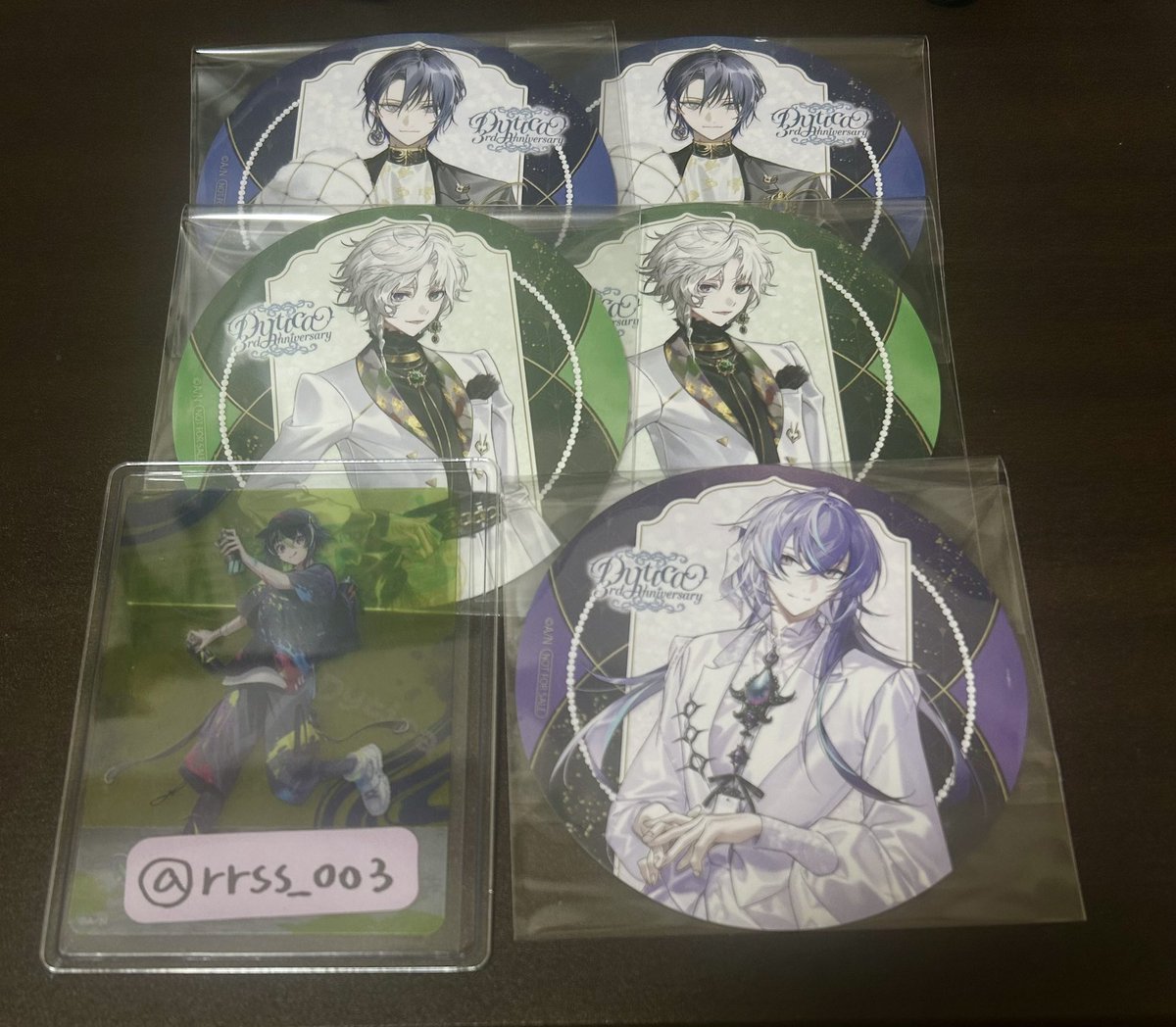 rrss_003's tweet photo. 【交換】にじさんじ Dytica 3周年 3rd anniversary チェキ 缶バッジ アニメイト 特��

譲▶︎画像1~2

求▶︎画像3

※郵送希望 https://t.co/ynrxdcKlfu
