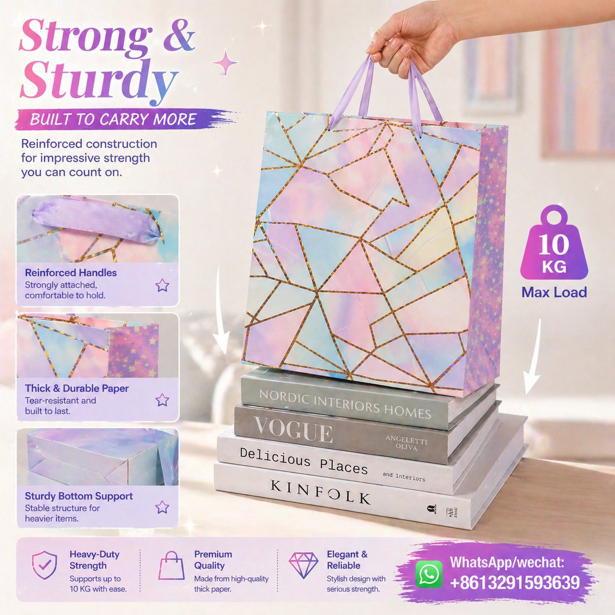 jialanpackage's tweet image. ✨ NEW ARRIVAL | Jialan Package 2026 New Luxury Holographic Gift Bags is coming
Moq:1000pcs provide free logo printing
WhatsApp / WeChat: +8613291593639
📧 Email: sales2@jialanpackage.com
🌐 Website: good-package.com
#GiftBags #PaperBags #CustomPackaging #HolographicBags