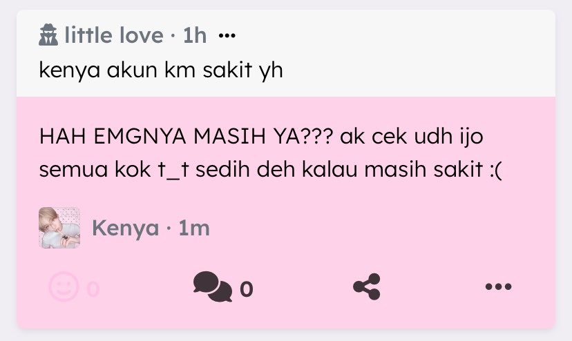 💌 emg iya kh? #kenyamenjawab
