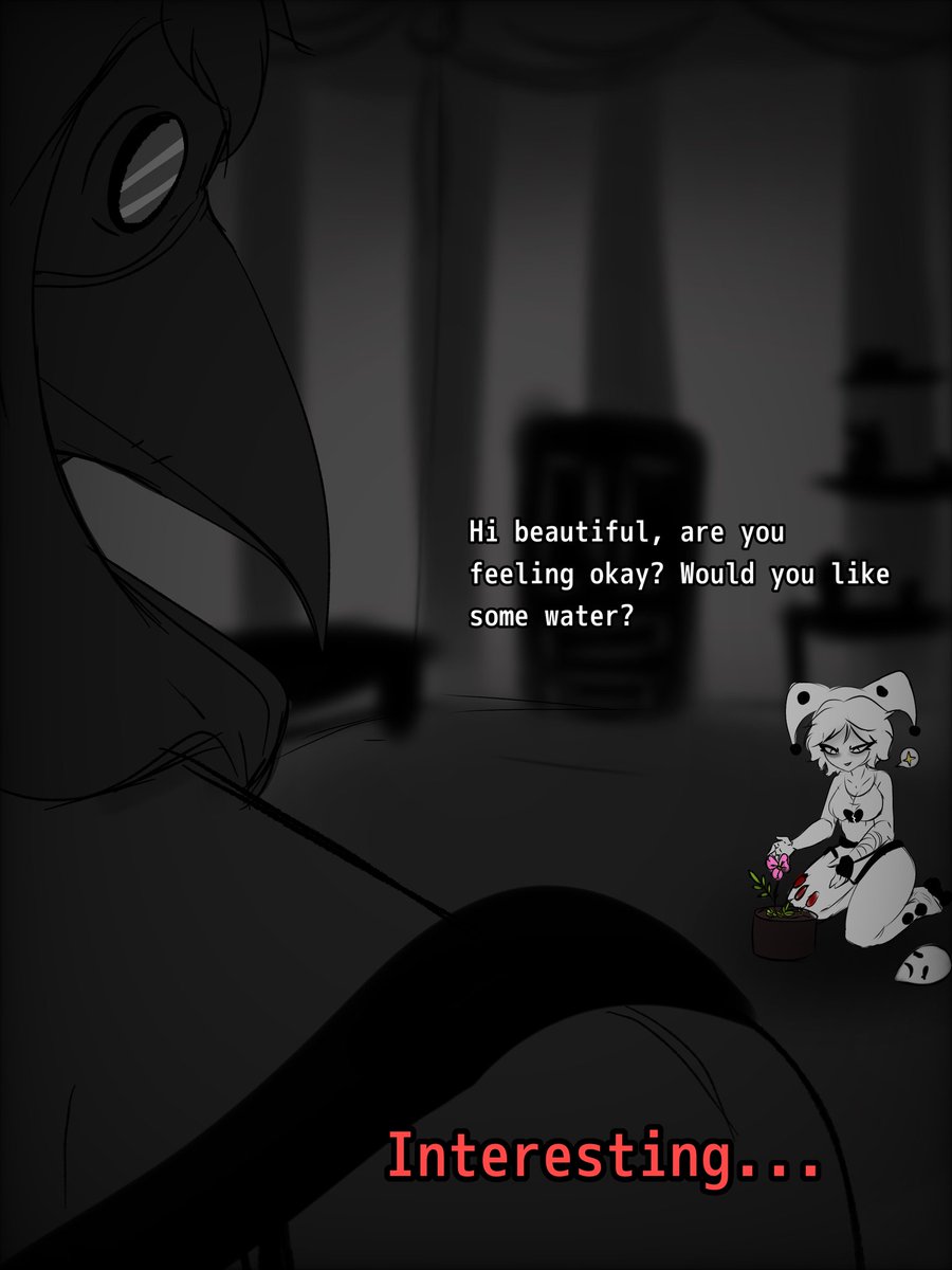 Darkness_parris's tweet image. A short comic, Darkie doesn't usually go into Doc's tent and well, she found her plants. 🌿🪴🖤
•
•
•
[You help me a lot by sharing, your help and support truly mean so much. 🫶🌸]
•
•
#TfcDoctor #Doctor #thefreakcircus #thefreakcircusdoctor #freakcircusoc #Oc #tfcoc