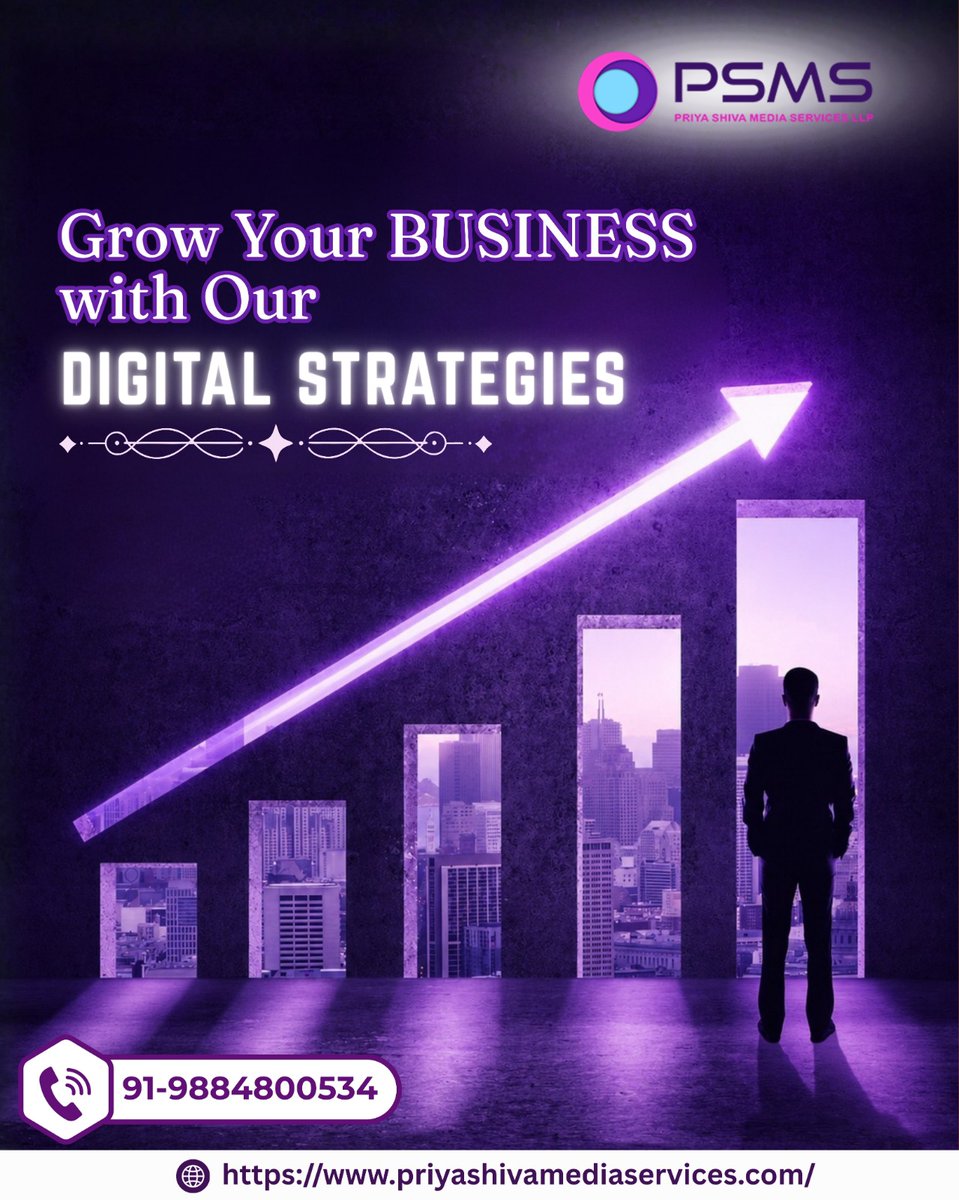 PSMS_LLP's tweet photo. Grow Your Business with Our Digital Strategies 🌐

Contact Us 👇
📞 98848 00534
🌐 https://t.co/f6Ro2Orani

#digitalmarketing #BrandingExpert #psms https://t.co/oNMuJRZqbR