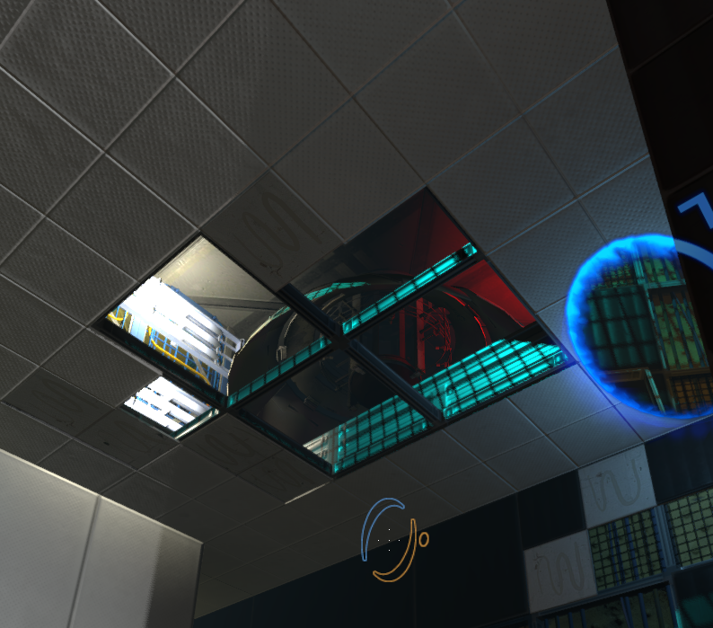 Dev82twit's tweet photo. The Aperture Science Computer Aided Enrichment Center would like to remind you that any holes in the test chambers are, in fact, unintended and using them to leave will harm your testing experience. #Portal #Portal2 (I made this in hammer :D) https://t.co/VJWgFQPkdj