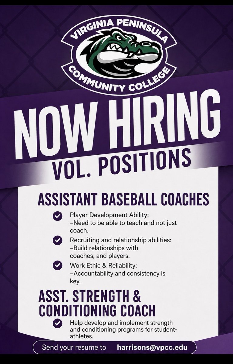 VPCC Gators Baseball tweet media