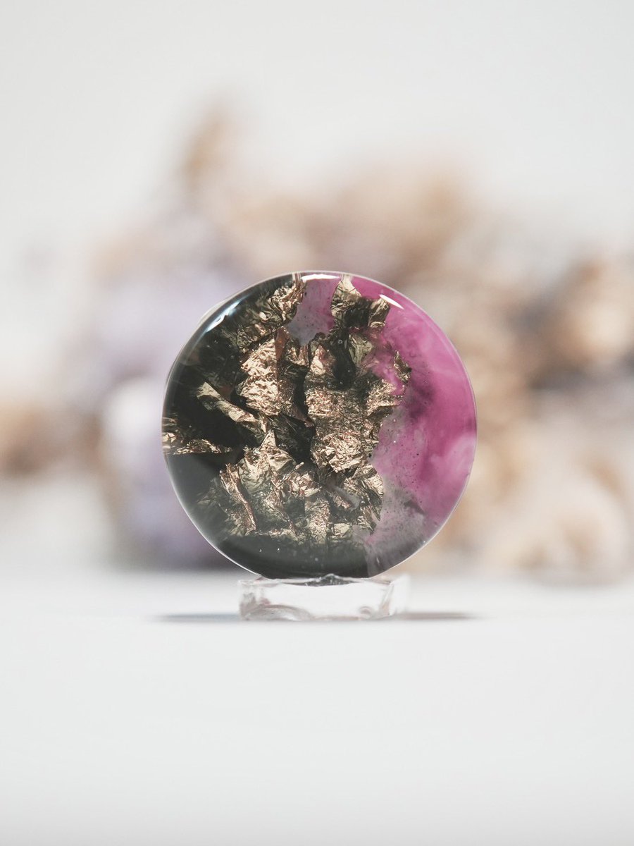 Hana_Sasou's tweet image. 色彩の地層

#レジン #resin #resinart