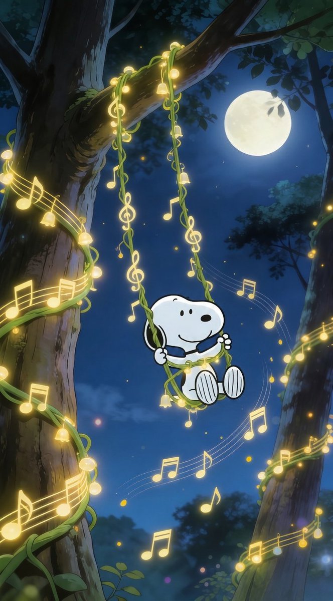 SnoopyWallpaper's tweet photo. Snoopy Midnight Melody https://t.co/ABdUNK4FsN