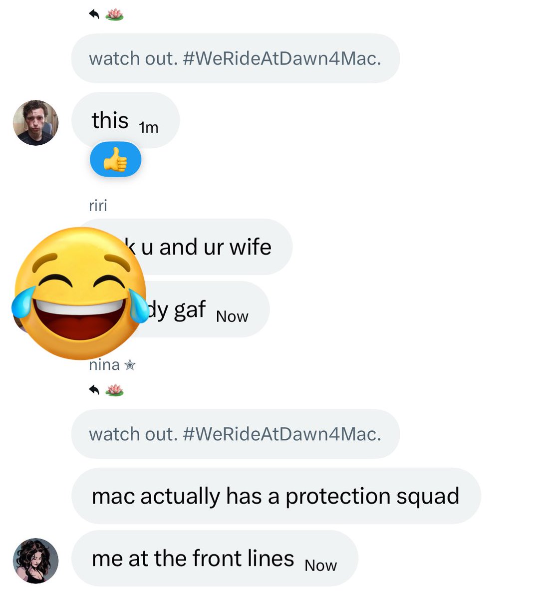 mac 𖣠’s lawyer tweet media