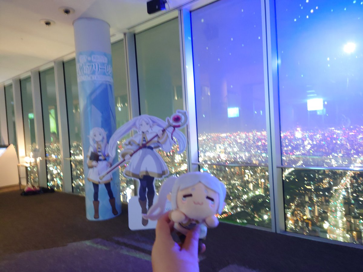 tana3753's tweet photo. 綺麗だった。たのし。
#高層のフリーレン
#葬送のフリーレン
#あべのハルカス https://t.co/I53Q4AlkTP