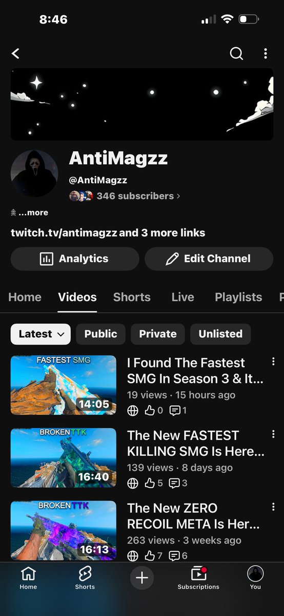 AntiMagzz's tweet photo. I just recently uploaded a brand new video over on my YouTube channel. Feel free to check it out. It would really help me out and I would really appreciate it. ❤️🙏🏻 #callofduty #blackops7 #warzone #cod #bo7 #fyp #fypシ゚ #fypシ゚viral https://t.co/FlcX54fJZ0