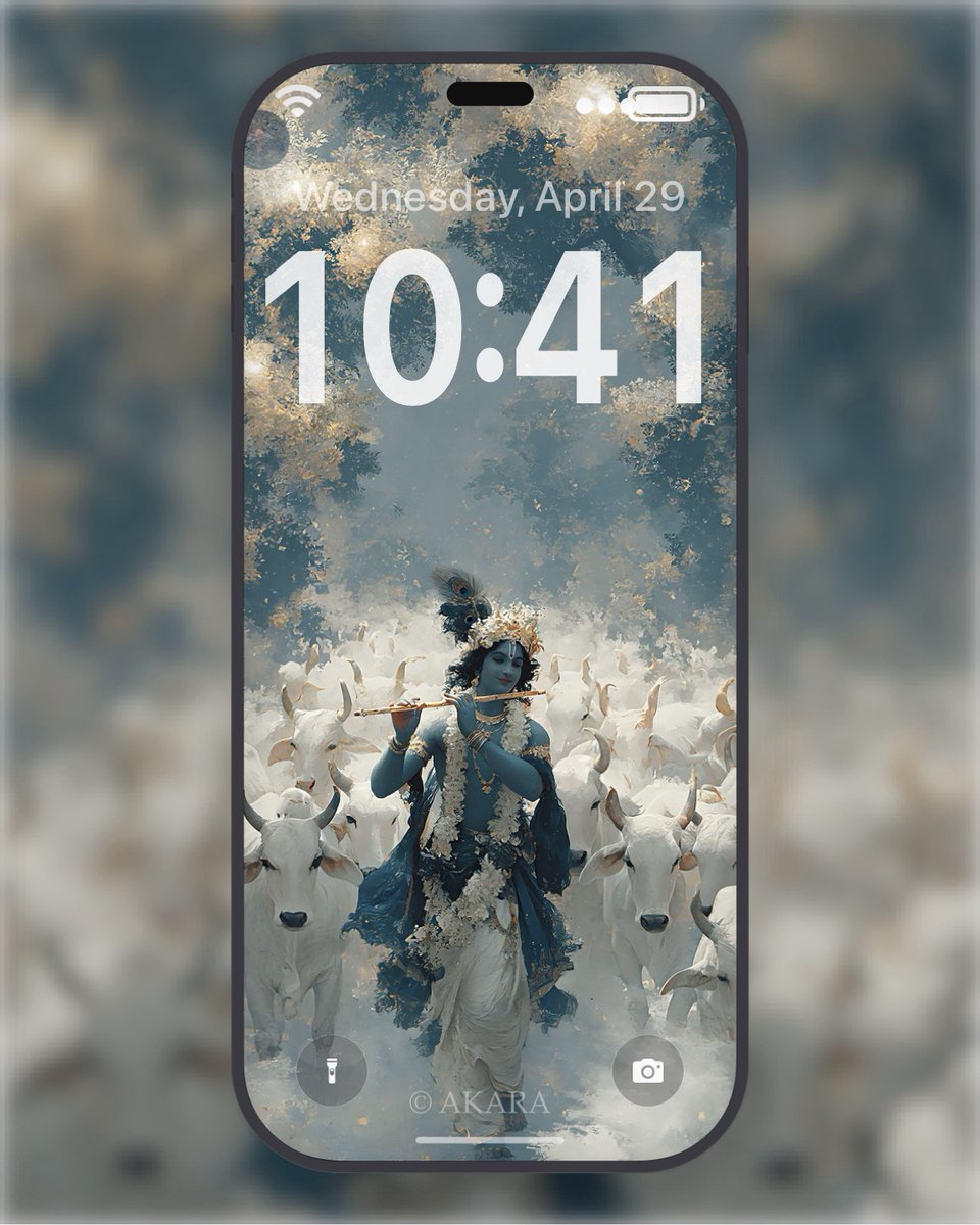Akara__1's tweet image. When the divine walks among the pure of heart 🔱

The cows know. They've always known.

#Krishna #SacredArt #Divine #Spiritual #Hindu