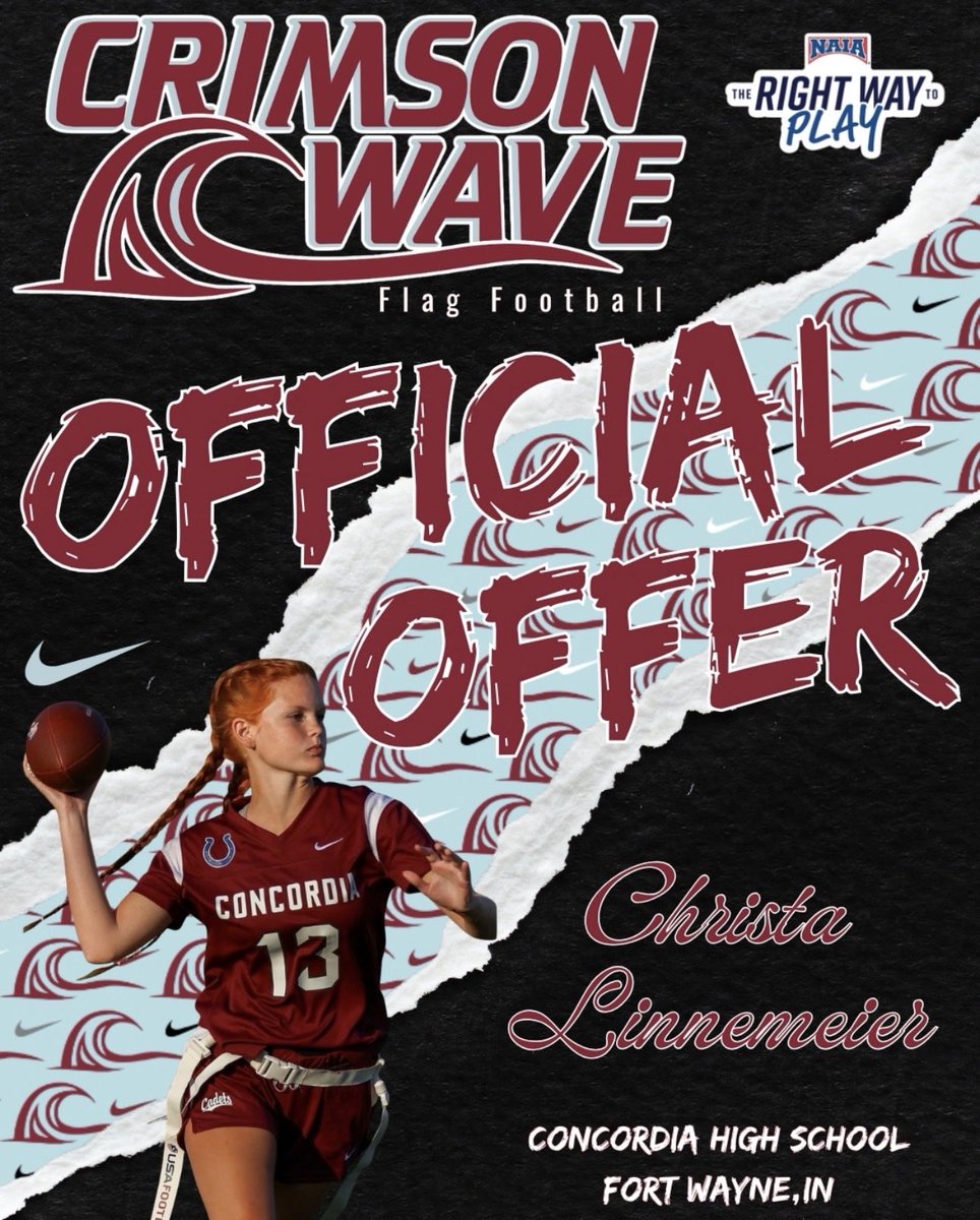 christalinn13's tweet image. Honored to receive my first offer! @CCSJWFlagFBall @Coach_SD_23 @CoachJBuckner @USAFlagFootball @NFLFLAG