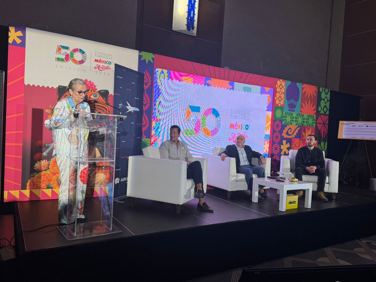 AzTurismo's tweet photo. Viajar por México ya no será igual ✈️🚗
@Aeromexico + @Hertz lanzan una alianza clave en el Tianguis 2026 🔥
¿El objetivo? Conectarlo TODO: aire + tierra
#MarcaMéxico #Turismo #TianguisTuristico https://t.co/4nzc95Jd71