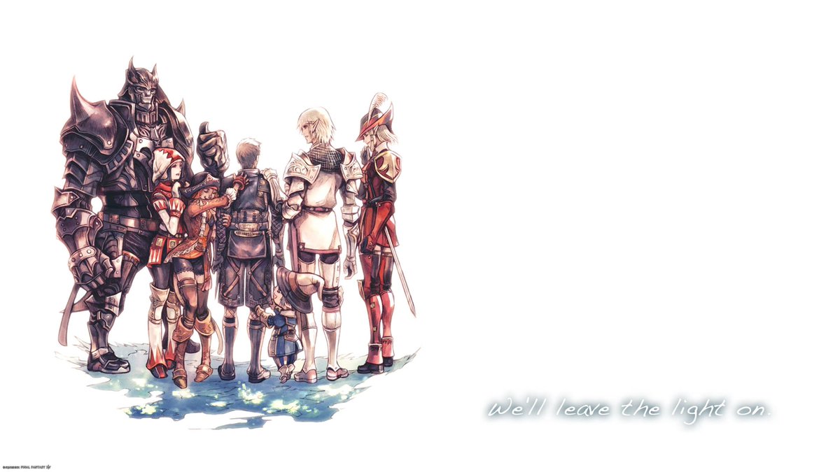 JavierAMendoza's tweet image. We’ll leave the light on #FFXI #FFXIV