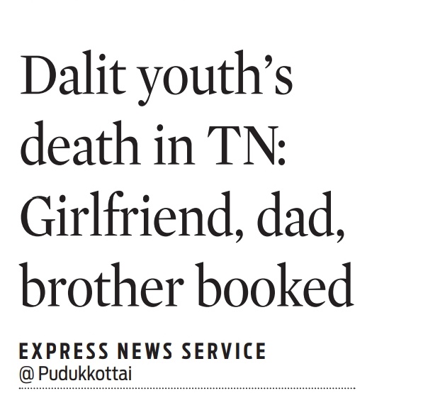 pearsonlenekar's tweet image. Dalit youth's family demands murder charges against caste Hindu family in #Pudukkottai, alleging involvement in his death

Timeline and the issue

April 21: R. Hariharan (20), a Dalit youth from Nadupatti in Pudukkottai, went missing after allegedly receiving a phone call from a