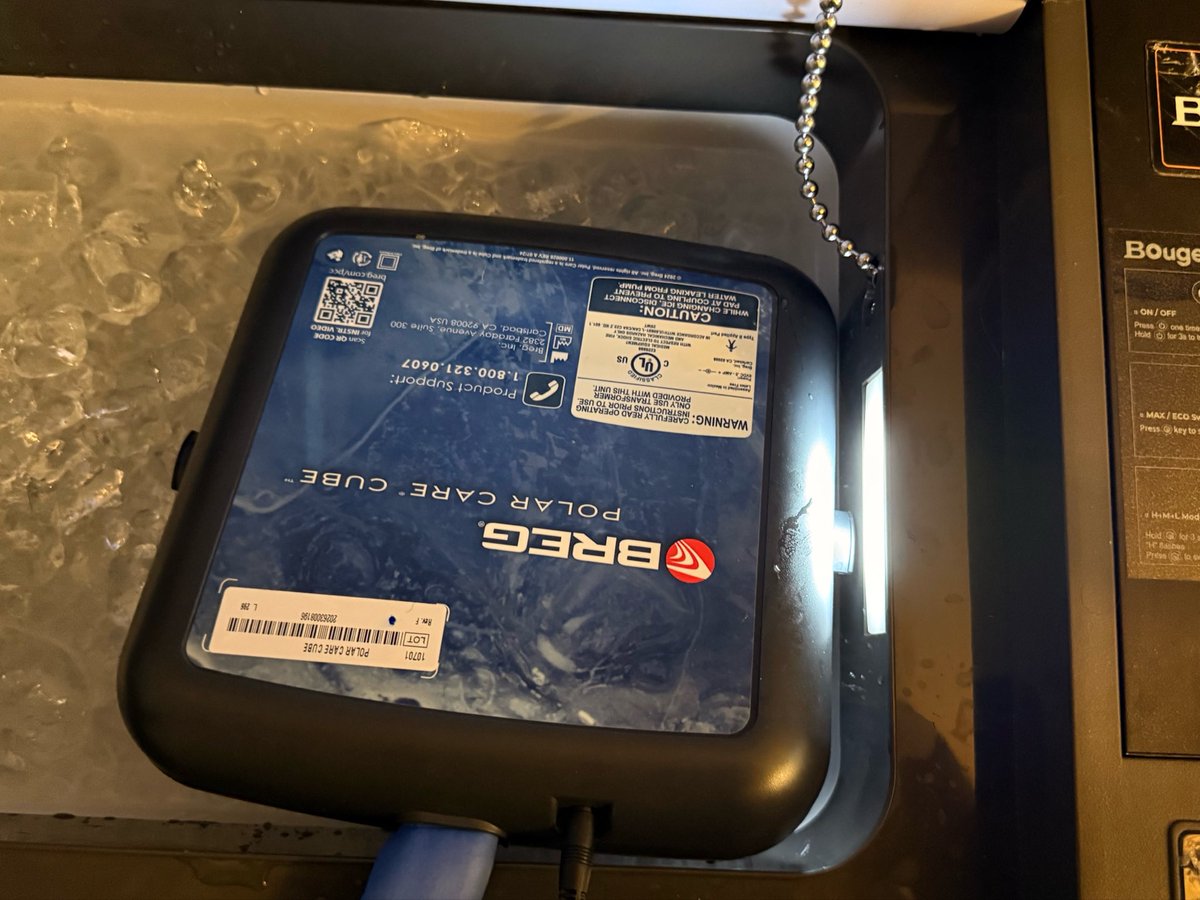 Why fill the little insulated box that it comes with with ice every 4 hours when you can just chill the water?