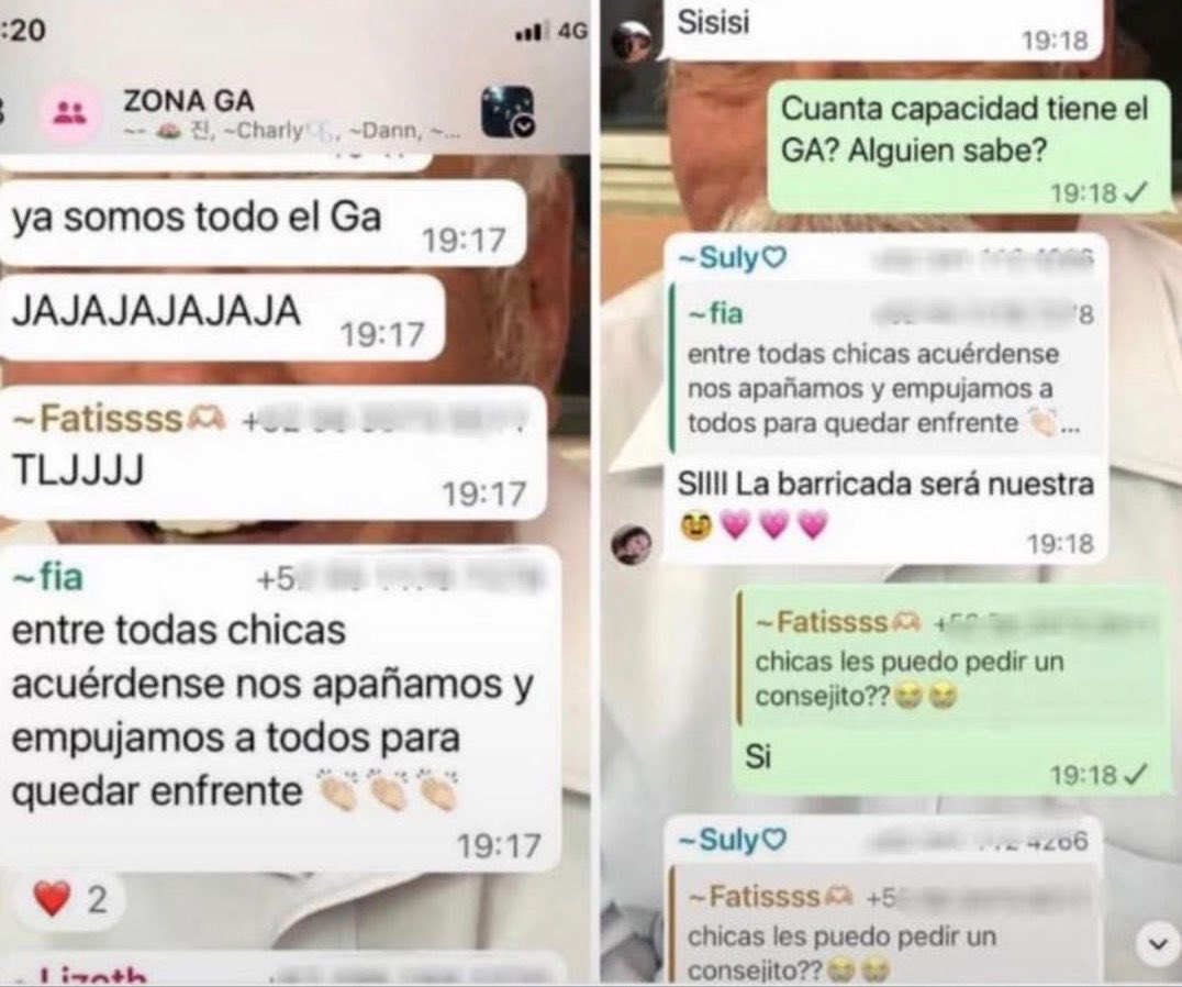 wonlotomy's tweet photo. chicos si quieren barricada PAGUEN para tenerla, los vips valen más por una razón, no sean ridículas queriendo empujar a todas por querer vivir su historia de t/n (spoiler: no va a pasar) y dejen que todas disfruten la experiencia sin sentir q se ahogan y desmayan, ridículas https://t.co/pZc3W5dzEN