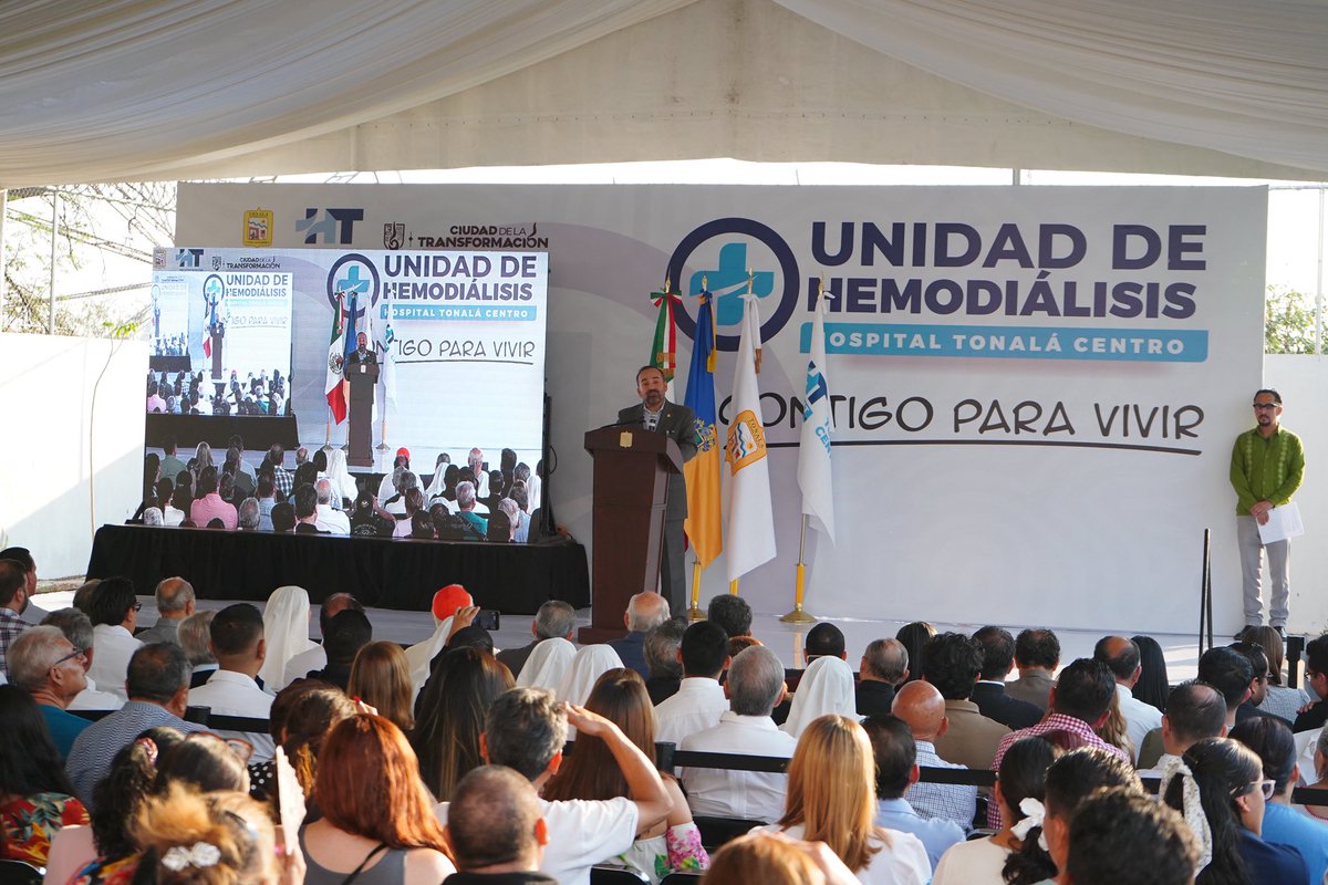 HospitalTNL's tweet photo. Inauguramos el área de hemodiálisis del Hospitalito Tonalá Centro, con capacidad para atender hasta 56 pacientes por día.💙

Un servicio digno, con equipo especializado y pensado para quienes más lo necesitan. 🧑🏻‍⚕️ https://t.co/YQOpfy9gXF