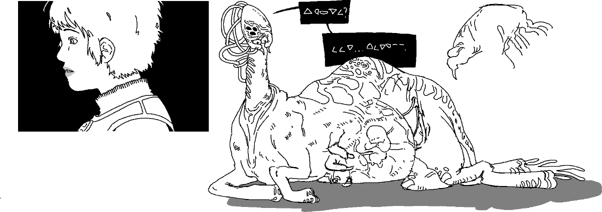Yooptheyot's tweet photo. ummm some warmups Ive been thinking about aliens https://t.co/JiqDavxwIs