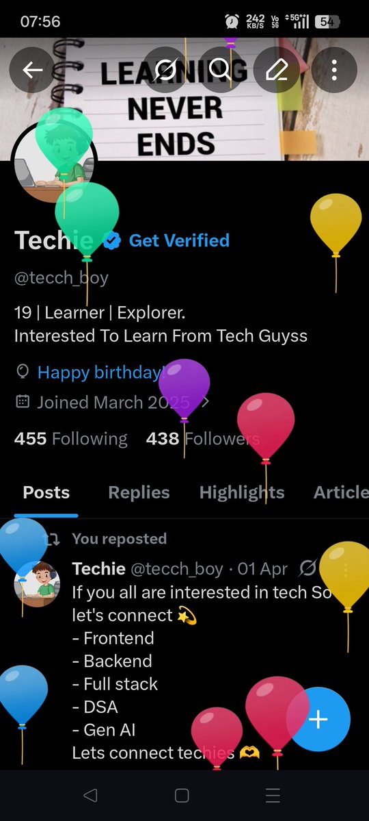 Techie tweet media