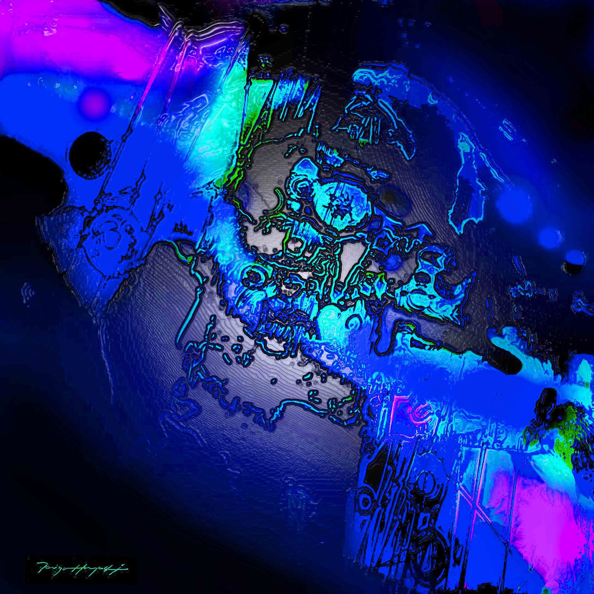 tzohysjpn's tweet image. The Blue Night ; 
- 青く染まる夜 - 
Taizo Hayashi ; Japan 
Digital Paintings ; 

#art #arte #abstractart #abstractpainting 
#digitart #Digital 
#抽象画　＃絵画　＃アート　
＃デジタルアート　＃デジタル絵画　
＃絵描きさんと繋がりたい