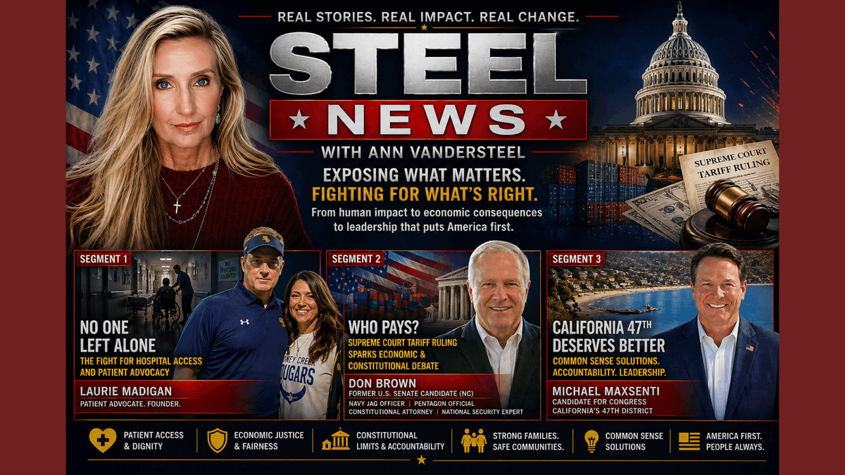 annvandersteel's tweet photo. Americans died alone.
Consumers paid the price.
Washington kept moving.

Not today.

We’re connecting the dots, from heartbreak to accountability to leadership.

1pm ET Steel News with Ann Vandersteel
@madigan_maddog 
@donbrownfornc 
@MMaxsenti https://t.co/2SK6dDBcOr