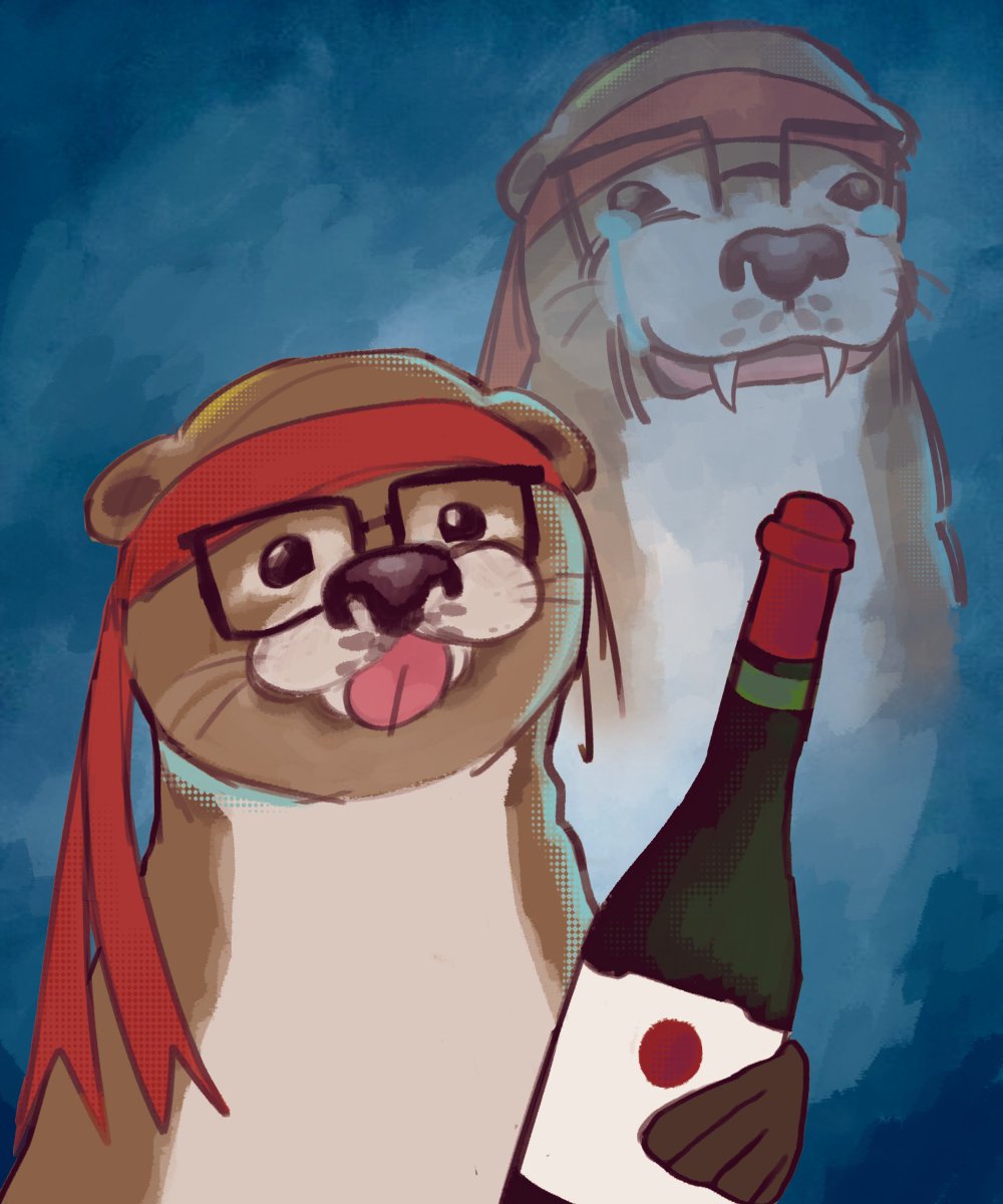 Its_Ziro_'s tweet photo. #GuardianesDelDedsafio #fanartㅤㅤㅤㅤ 
Hoy intenté POR HORAS hacer a Juan Nutria y, como no me salen los animales, me puse a estudiar poquito a las nutrias. Cuando por fin creí que me había salido bien, terminé creando esta aberración.... está tiernita. https://t.co/oxecfUFFL7