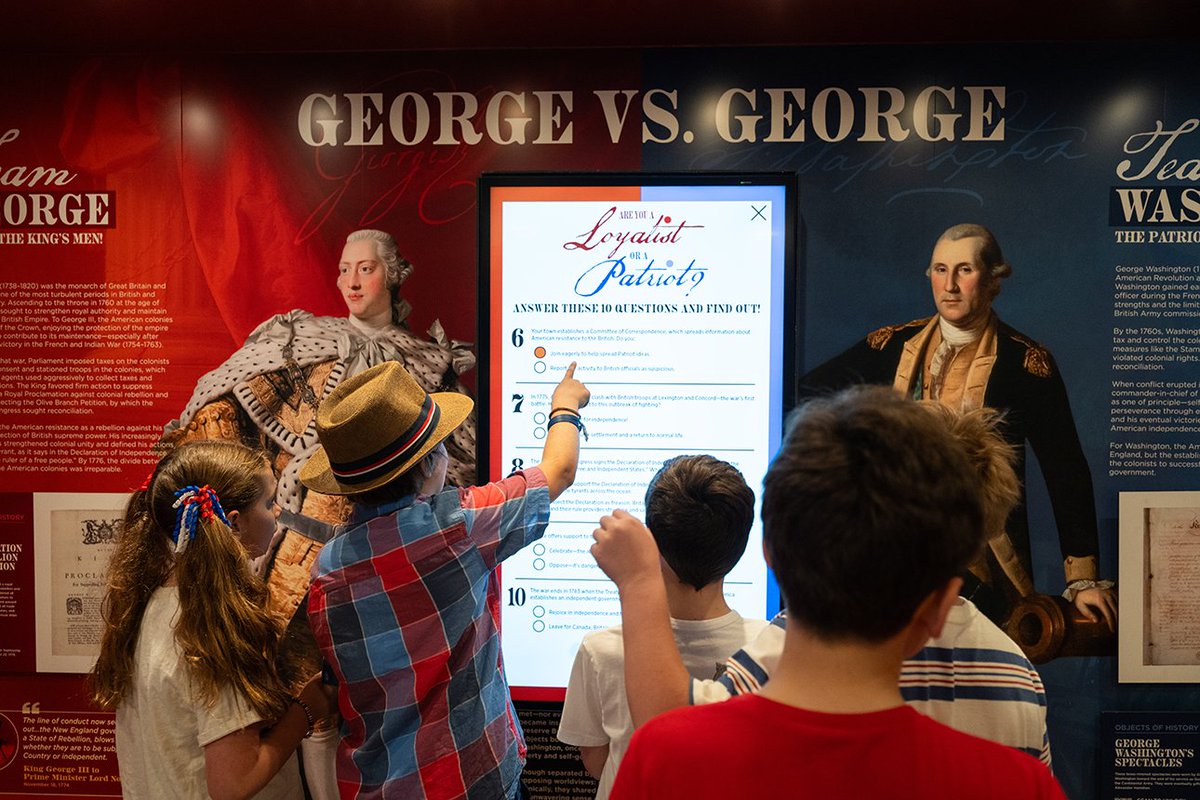Hillsdale's tweet photo. Last weekend, our iconic campus transformed into the heart of an unforgettable three-day red, white, and blue celebration of America. 🇺🇸 From live entertainment and interactive history exhibits to family activities and a petting zoo, it was a hometown event worthy of America’s 250th birthday! 

A highlight of the weekend was the arrival of the Freedom 250 Freedom Truck, reminiscent of the Freedom Train of 1976, a mobile museum filled with powerful historical texts that brought America’s story to life in a unique and memorable way. Learn more at https://t.co/0LO5aXUG1T. ❤️🤍💙