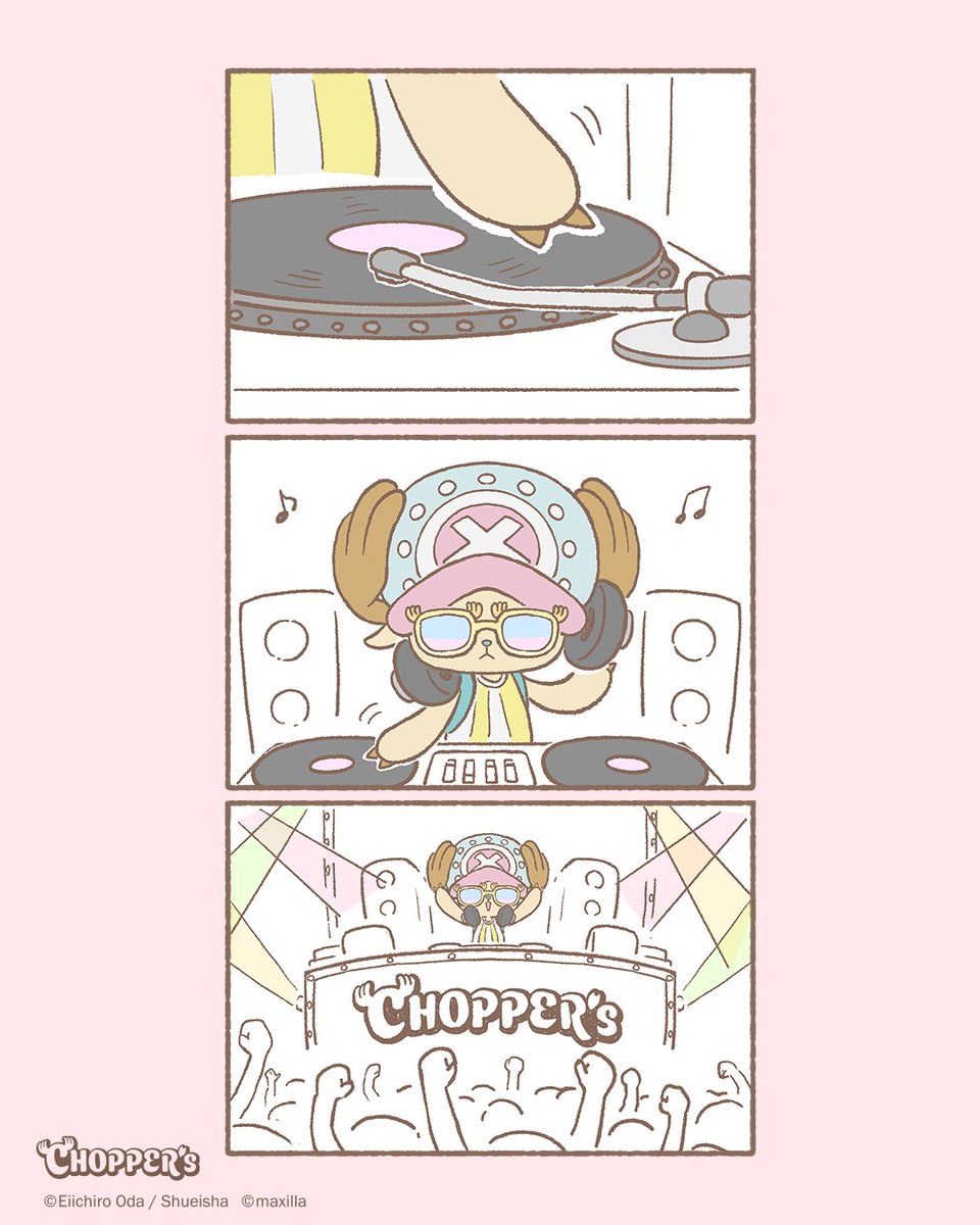 DJチョッパー🎧💿 みんなもフェス行った？ #CHOPPERS_ONEPIECE
