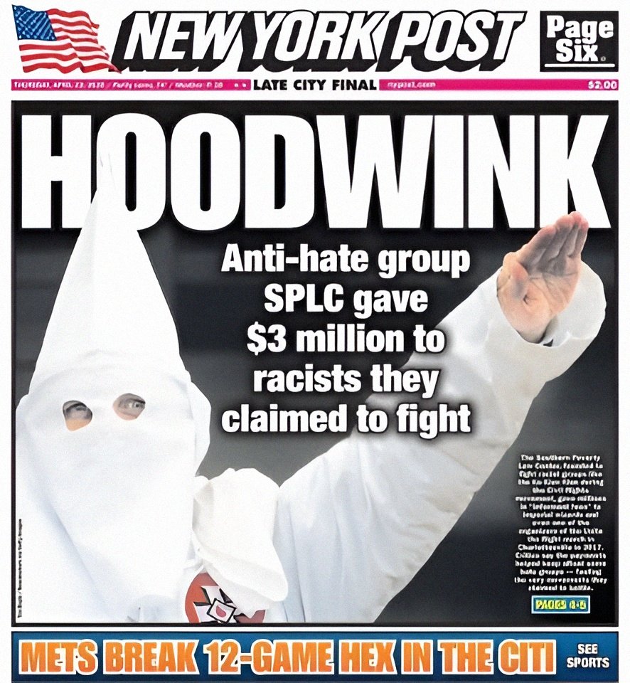 THE SPLC HATE FACTORY

Southern Poverty Law Center was never a civil rights organization. It was a smear factory with a mailing list, shaking down donors with manufactured outrage while quietly writing checks to the very monsters it claimed to be fighting. Last week the DOJ made